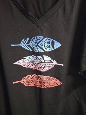 Bloomchic Plus Size Graphic Tee, size 4x
